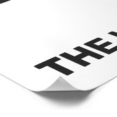 Benutzerdefinierter Text- und Farbfilm Poster (Ecke)