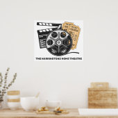 Benutzerdefinierter Text- und Farbfilm Poster (Küche)