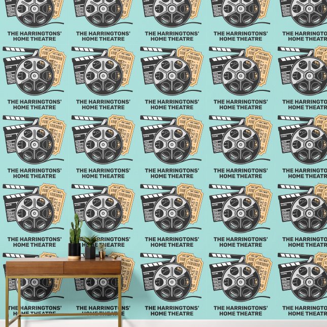 Benutzerdefinierter Text- und Farbfilm Tapete (Korridor)