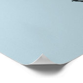 Benutzerdefinierter Text- und FarbGolf Poster (Ecke)