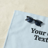 Benutzerdefinierter Text- und FarbGolf Strandtuch (Beispiel)