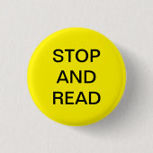 Benutzerdefinierter Text und farbiger Pinback-Butt Button (Vorderseite)