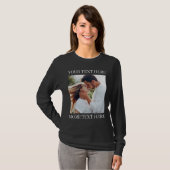 Benutzerdefinierter Text und Foto T-Shirt (Vorne ganz)