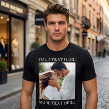 Benutzerdefinierter Text und Foto