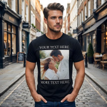 Benutzerdefinierter Text und Foto