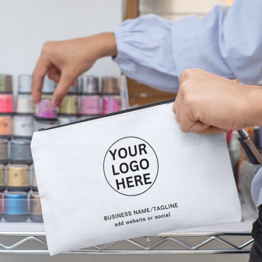 Benutzerdefinierter Text und Logo l Werbefläche Sc Zubehörtasche