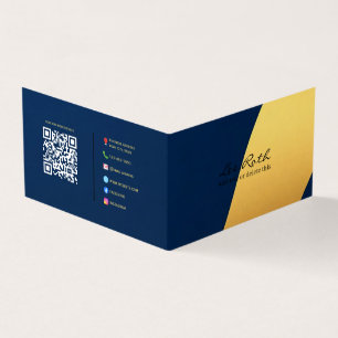 Benutzerdefinierter Text und QR-Code   Kontakt   G Visitenkarten