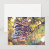 Benutzerdefinierter Text Urlaub / Weihnachtspostka Postkarte (Vorne/Hinten)