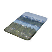 Benutzerdefinierter Text Vancouver, Kanada Bademat Badematte (Schrägansicht)