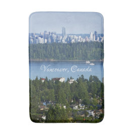 Benutzerdefinierter Text Vancouver, Kanada Bademat Badematte