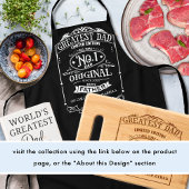 Benutzerdefinierter Text, Vatertag Geschenk, Schwa Ofenhandschuh & Topflappen-Set