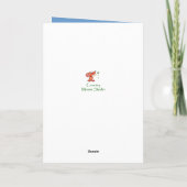 Benutzerdefinierter Text Vergessen Sie nicht Blume Karte (Rückseite)