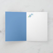 Benutzerdefinierter Text Vergessen Sie nicht Blume Karte (Innenseite)