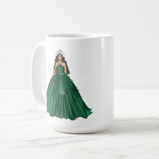 Benutzerdefinierter Text von Capricorn-Frauen Kaffeetasse (Vorderseite Links)