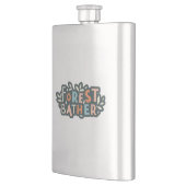 Benutzerdefinierter Text von Forest Bather Flachmann (Links)