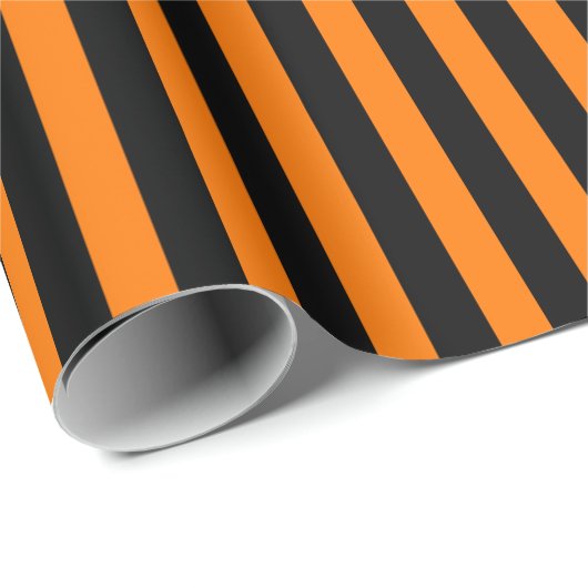 Benutzerdefinierter Text von Halloween-Schwarzen S Geschenkpapier (Rolleneckpunkt)