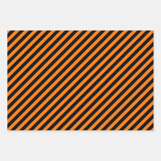 Benutzerdefinierter Text von Halloween-Schwarzen S Geschenkpapier Set (Vorderseite 2)