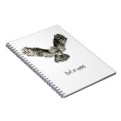 Benutzerdefinierter Text, Wasserfarben, Vögel, Nat Notizblock (Rechte Seite)