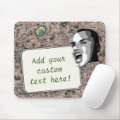 Benutzerdefinierter Textanruf auf neutraler Gestei Mousepad (Mit Mouse)