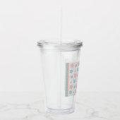 Benutzerdefinierter Textbecher | Süßer Stern Acryl Acryltrinkbecher (Rechts)