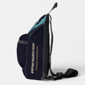 Benutzerdefinierter Textbigfoot Crossbody Bag (Rechts)