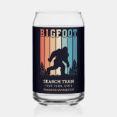 Benutzerdefinierter Textbigfoot Dosenglas (Rückseite)