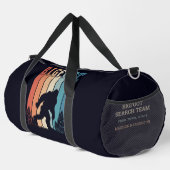 Benutzerdefinierter Textbigfoot Duffle Bag (Rechte Ecke)
