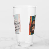Benutzerdefinierter Textbigfoot Glas (Links)