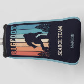 Benutzerdefinierter Textbigfoot Golf Headcover (Vorderseite)