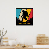 Benutzerdefinierter Textbigfoot Poster (Küche)