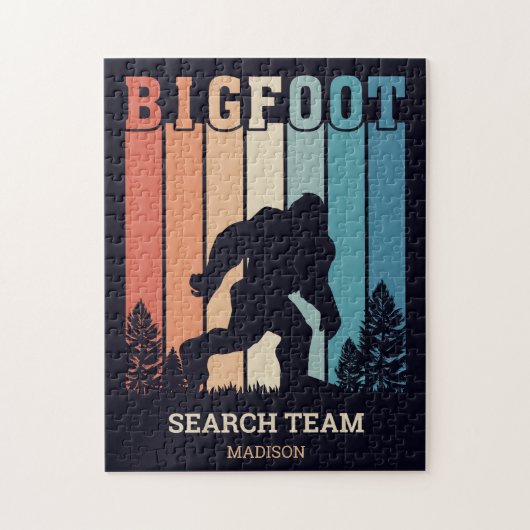 Benutzerdefinierter Textbigfoot Puzzle (Vertikal)