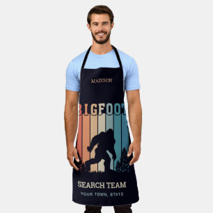 Benutzerdefinierter Textbigfoot Schürze