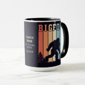 Benutzerdefinierter Textbigfoot Tasse (VorderseiteRechts)