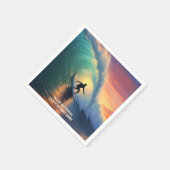 Benutzerdefinierter Texterfolg Serviette (Ecke)