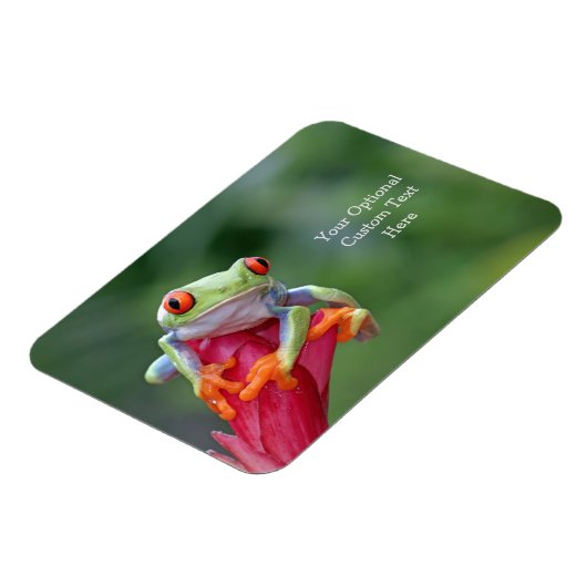 Benutzerdefinierter Textfrosch Magnet (Linke Seite)