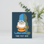 Benutzerdefinierter Textgarten Postkarte (Stehend Vorderseite)