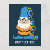 Benutzerdefinierter Textgarten Postkarte (Vorderseite)