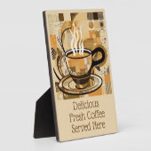 Benutzerdefinierter TextKaffee Fotoplatte (Seite)