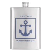 Benutzerdefinierter Textkolben Flachmann (Vorderseite)