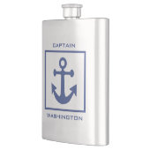 Benutzerdefinierter Textkolben Flachmann (Links)