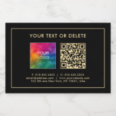 Benutzerdefinierter TextLaden Sie das Logo-Mini fü Schaumweinetikett (Einzelnes Label)