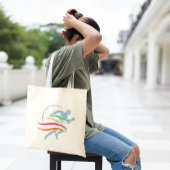 Benutzerdefinierter Textläufer/Athlet Tragetasche