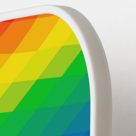 Benutzerdefinierter Textname für cooles geometrisc Pickleball Schläger (Linke Seite)