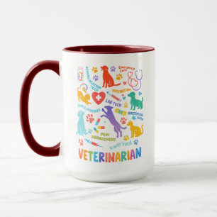 Benutzerdefinierter Tierarztbecher Tag des Tiera Tasse