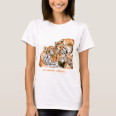 Benutzerdefinierter Tiger-T - Shirt (Vorderseite)
