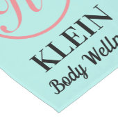 Benutzerdefinierter Tischrunner mit Logo und Text Kurzer Tischläufer (Ecke)