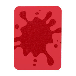Benutzerdefinierter Tomatenroter Magnet – Fette Sp