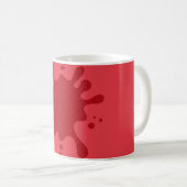 Benutzerdefinierter Tomatenroter Spritzbecher Kaffeetasse (VorderseiteRechts)