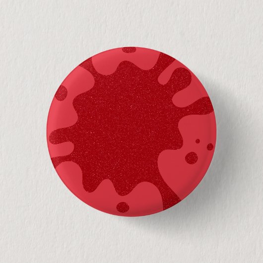 Benutzerdefinierter Tomatenroter Spritzbutton Button (Vorderseite)