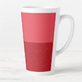 Benutzerdefinierter Tomato Red Split Latte Mug Milchtasse (Rechts)